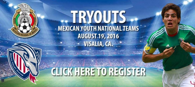 Mexican Youth National Teams Tryouts